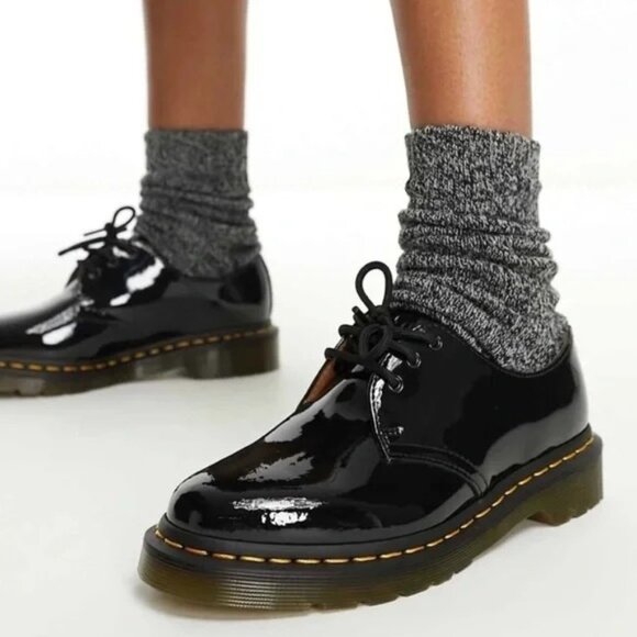 Dr. Martens Shoes - Dr. Martens 10084 Black Patent Leather Classic Lace Up Oxford EU 39 / US 8 L